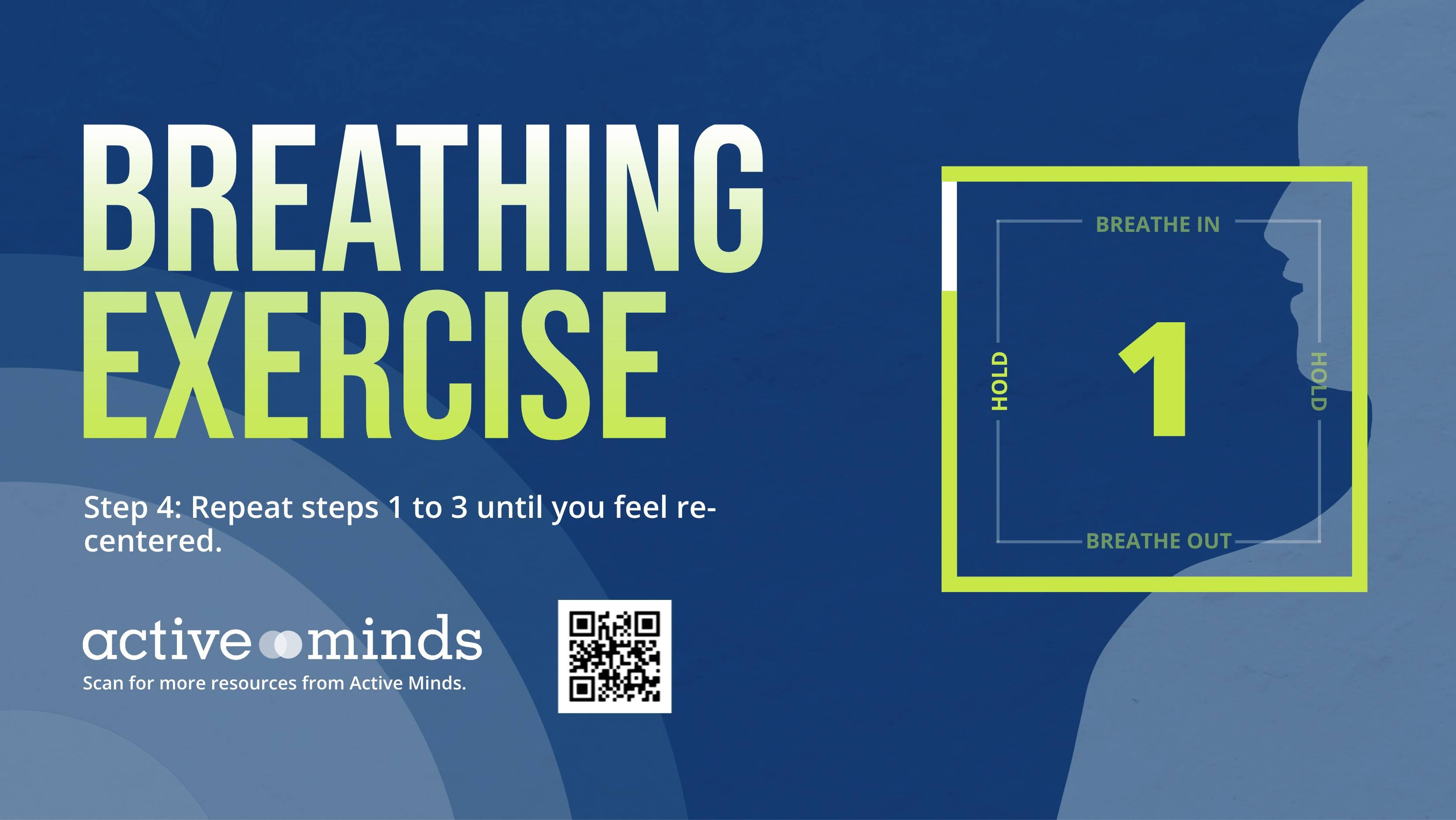 Breathing Exercise - Active Minds Digital Signage Template